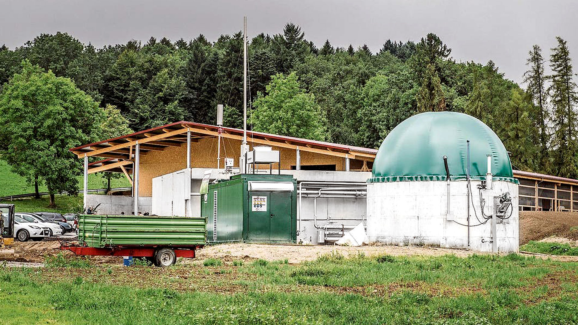 Biogasanlage Schweiz Auch Kleinvieh macht Strom (Biogas Kleinanlage) Biogasanlage Schweiz Auch Kleinvieh macht Strom (Biogas Kleinanlage)