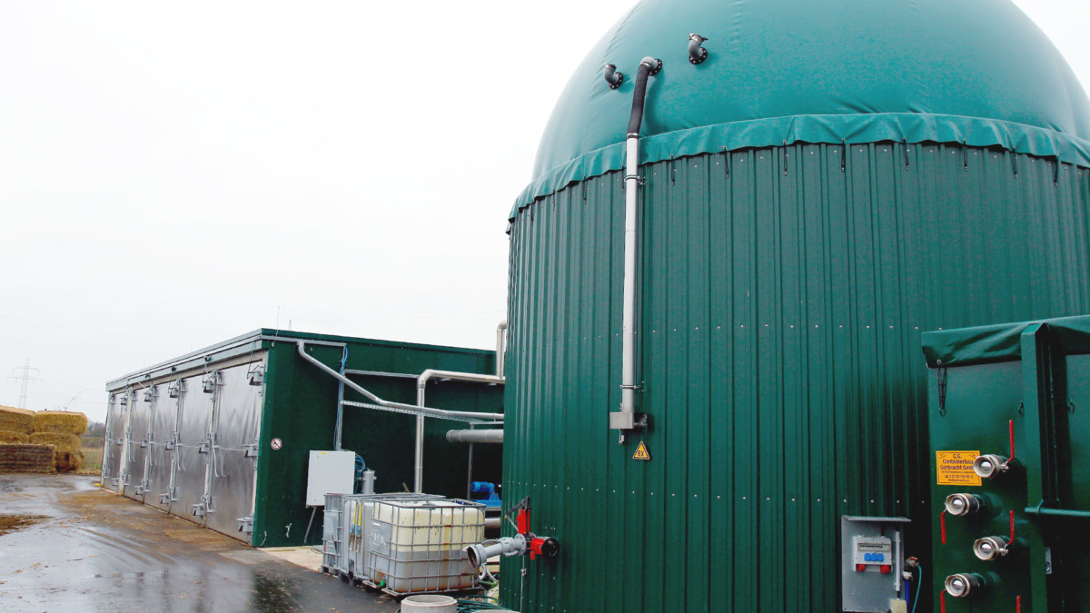 Biogas Kleinanlage Energie aus Festmist und Grüngut in Deutschland Biogas Kleinanlage Energie aus Festmist und Grüngut in Deutschland