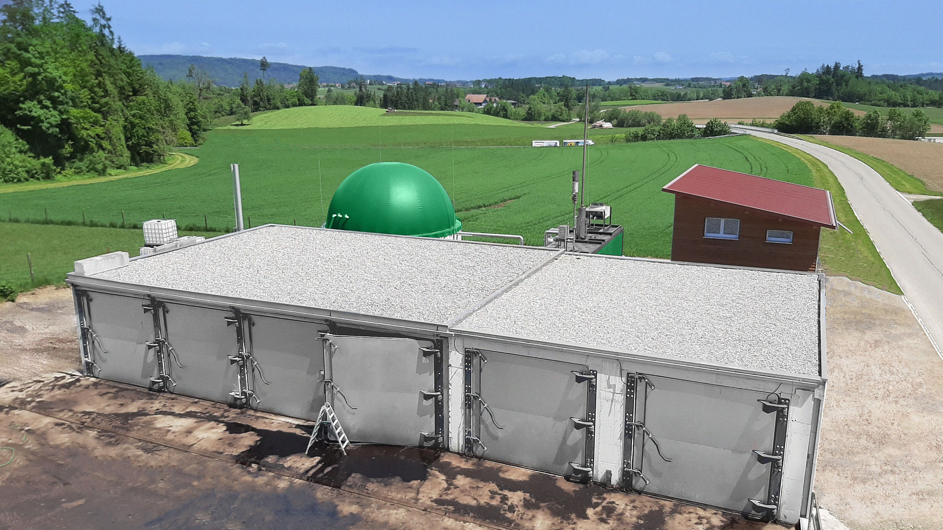 Biogasanlage Schweiz Tuttwi, Anaerobic Digestion Switzerland