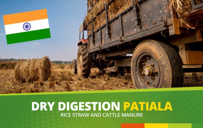 biogas india dry digestion straw cattle manure