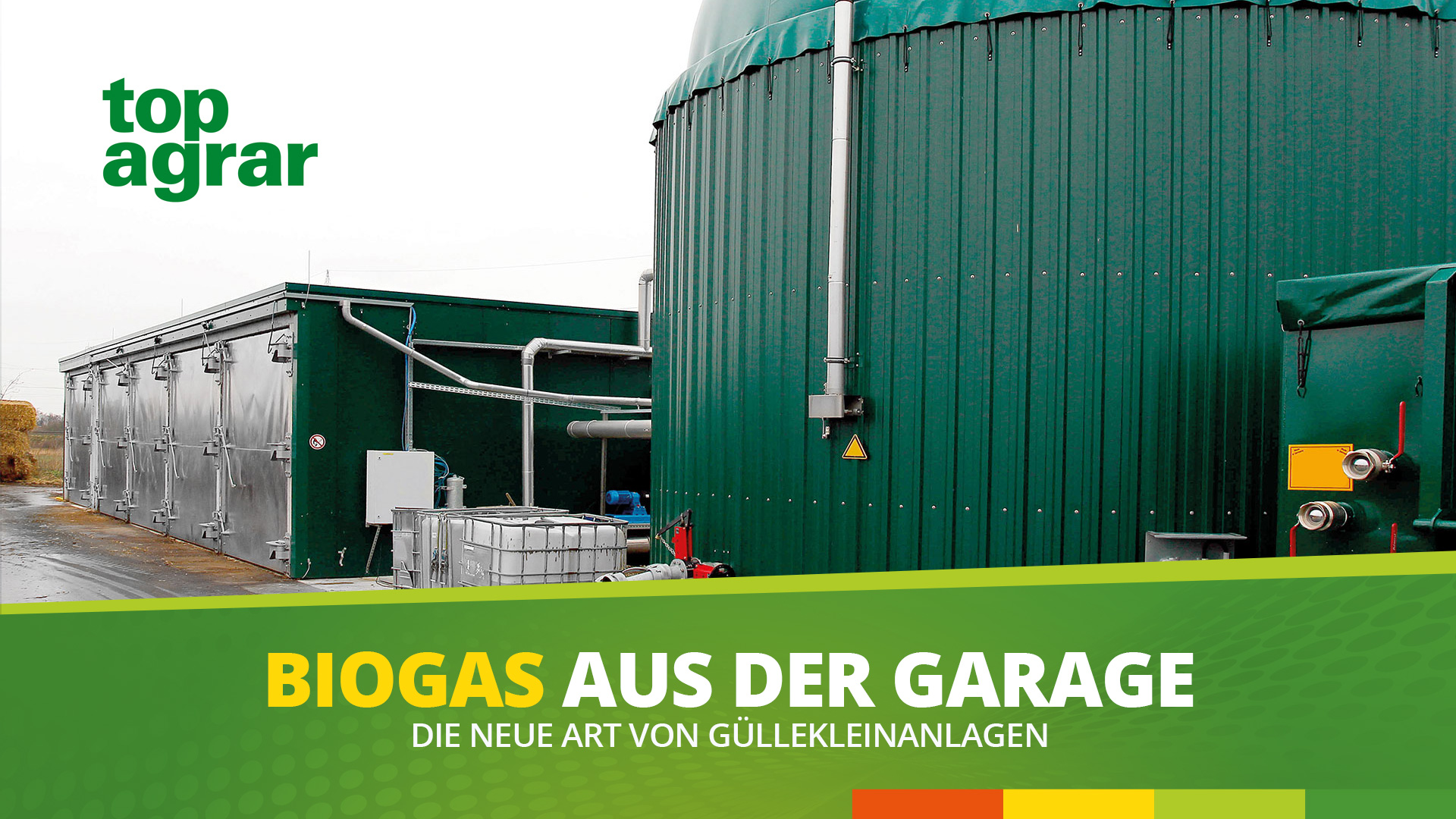 Biogas Garagenfermenter Anlage