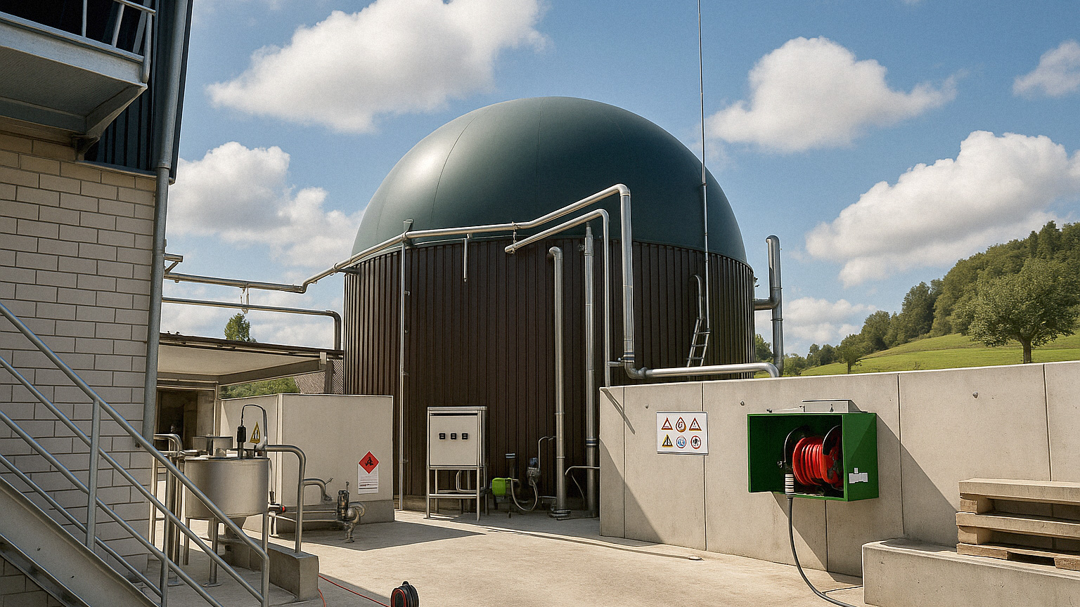 Biogas-Plant-Sirnach Switzerland